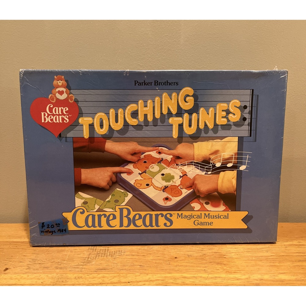 Rare VTG 1984 Parker Brothers‎ Board Game Complete Care Bears Touching Tunes HTF